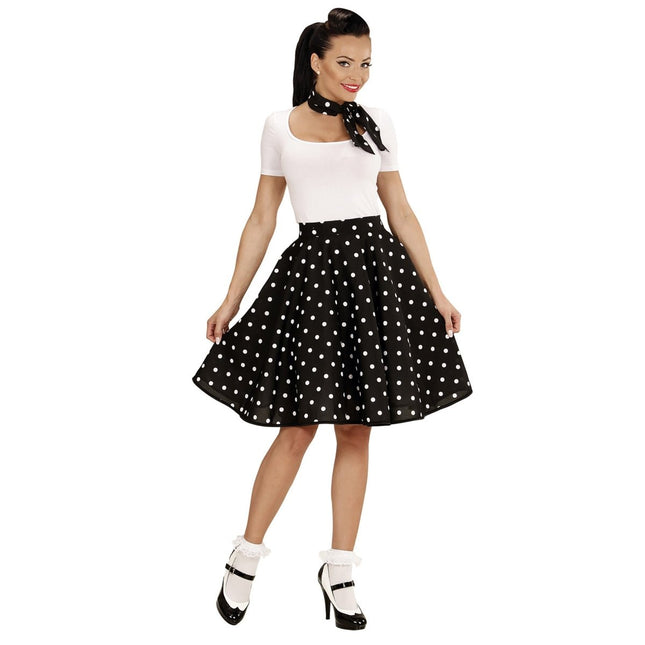 Rock N Roll 50S Verkleedset Zwart 2 delig van Widmann koop je bij Partywinkel