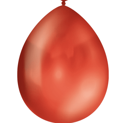 Rode Ballonnen Metallic 30cm 10st van Paper Dreams koop je bij Partywinkel