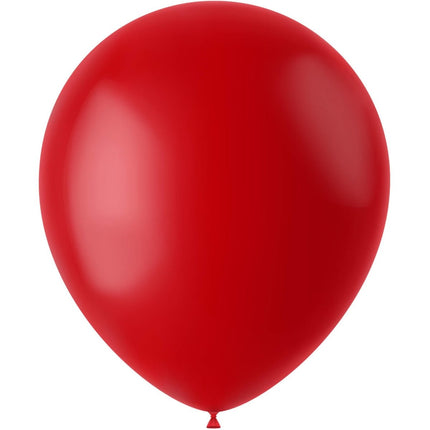 Rode Ballonnen Ruby Red 33cm 100st van Folat koop je bij Partywinkel