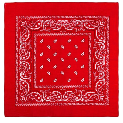 Rode Bandana Patroon van Widmann koop je bij Partywinkel