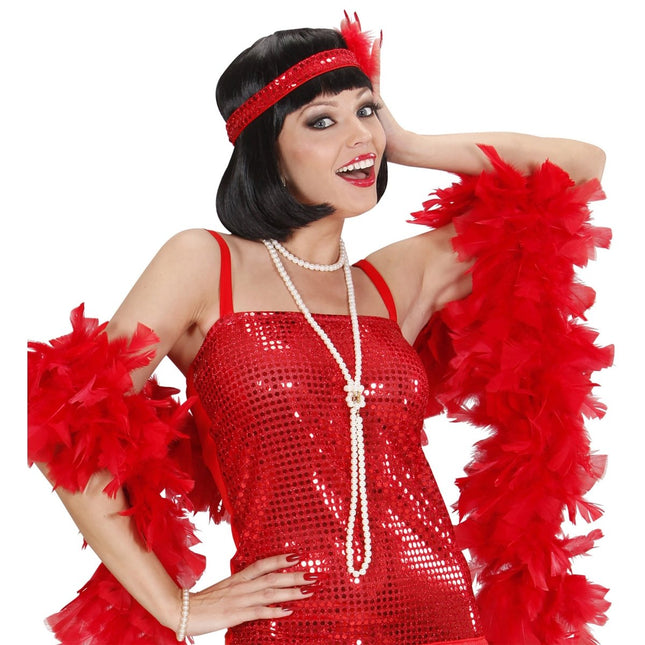 Rode Boa Veren 1,8m van Widmann koop je bij Partywinkel