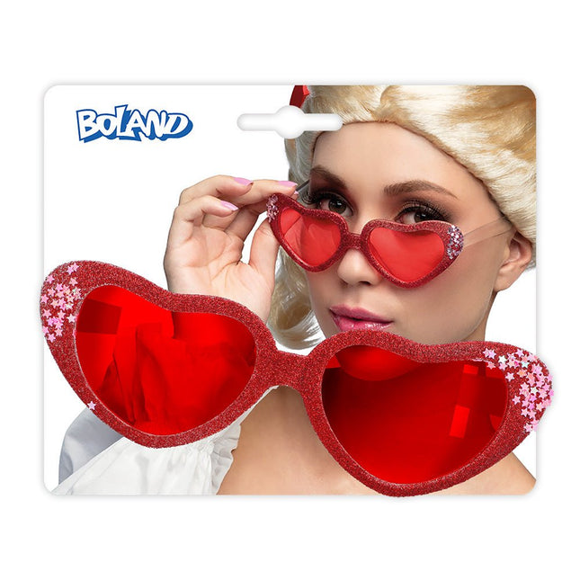 Rode Bril Love van Boland koop je bij Partywinkel