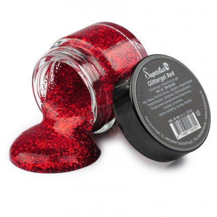 Rode Glitter Gel van Superstar koop je bij Partywinkel