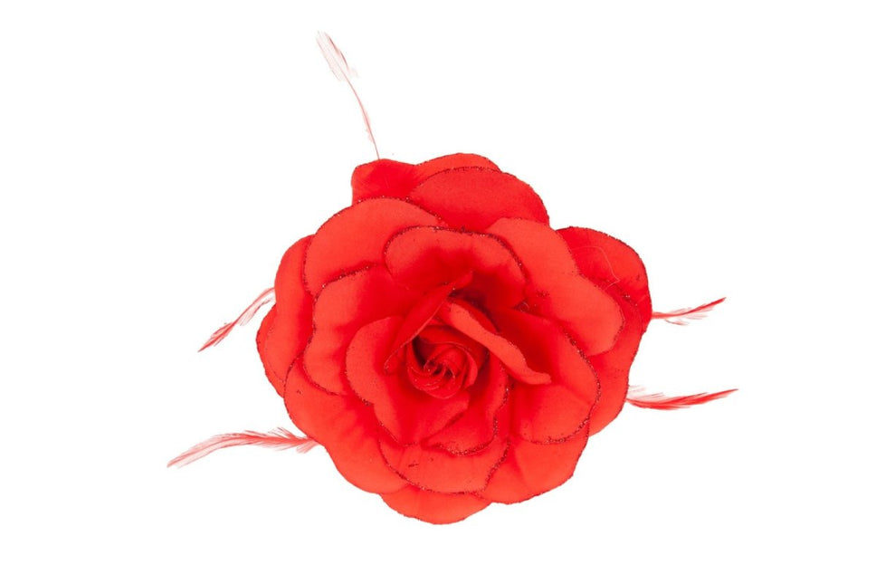 Rode Haar Accesoire Roos van Wilbers & Wilbers koop je bij Partywinkel