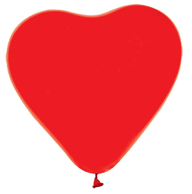 Rode Hartjes Ballonnen 30cm 6st van WeFiesta koop je bij Partywinkel