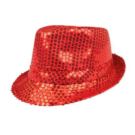 Rode Hoed Glitter - Partywinkel - 8712026012777