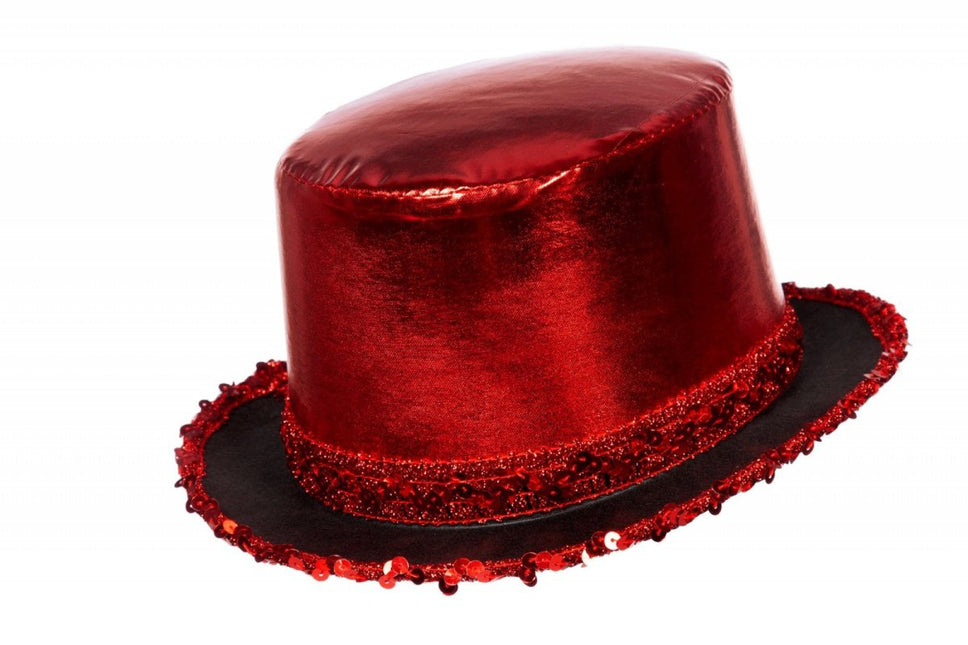 Rode Hoed Met Band van Wilbers & Wilbers koop je bij Partywinkel