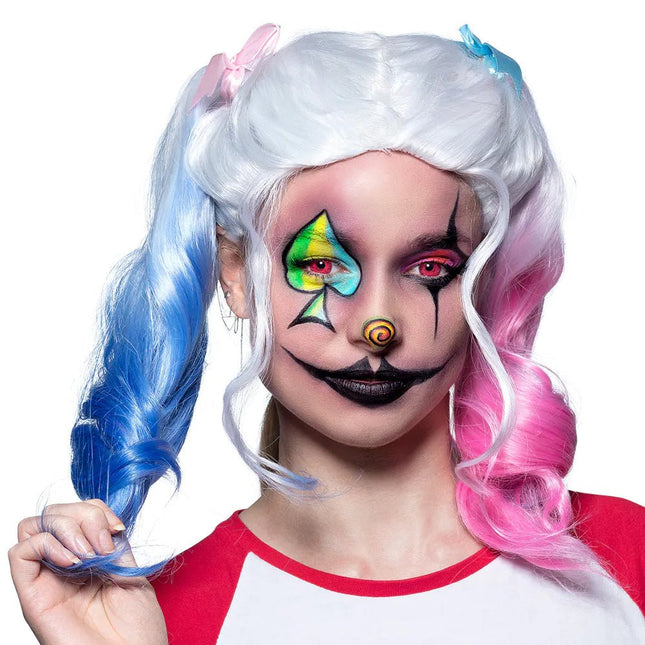 Rode Kleurlenzen Crazy van Boland koop je bij Partywinkel