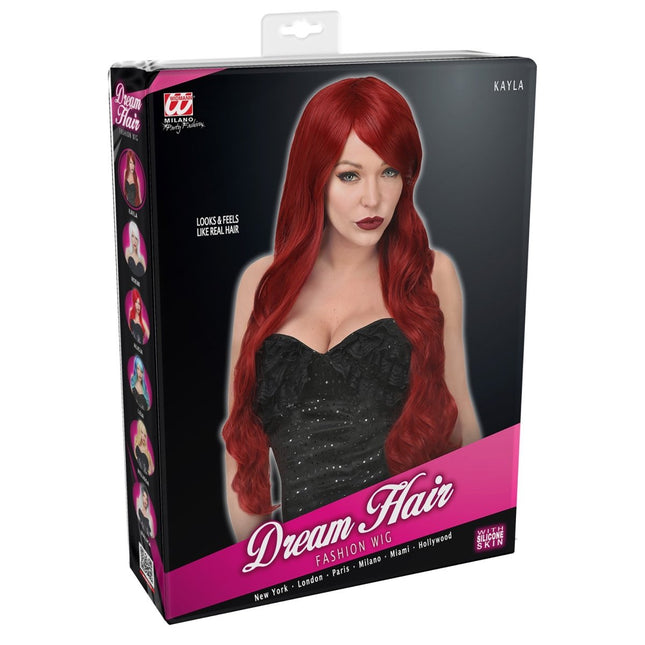 Rode Pruik Cosplay van Widmann koop je bij Partywinkel