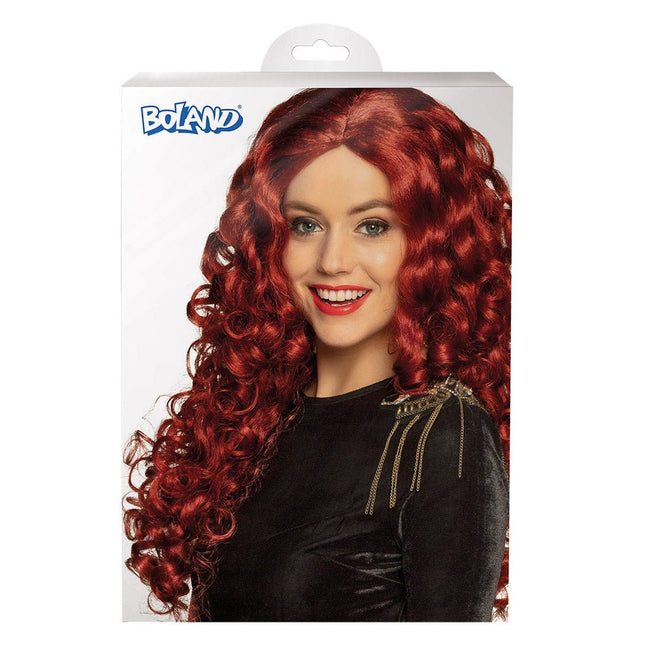 Rode Pruik Mylene van Boland koop je bij Partywinkel