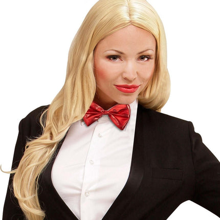 Rode Strik metallic van Widmann koop je bij Partywinkel