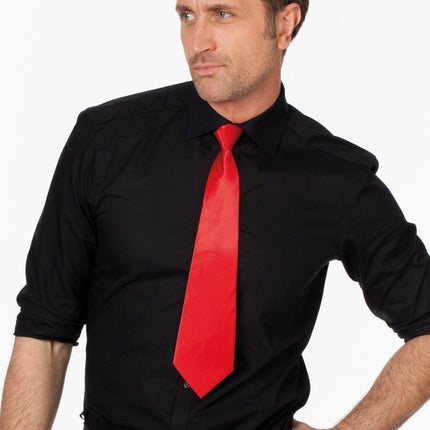 Rode Stropdas van Wilbers & Wilbers koop je bij Partywinkel