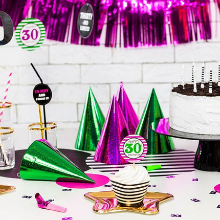 Roltongen Holografisch 20st van Partydeco koop je bij Partywinkel