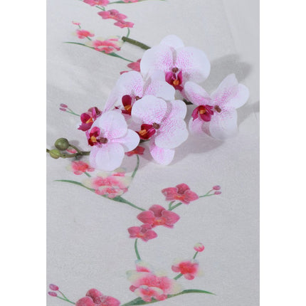 Floraler Tischläufer Orchideen 5m
