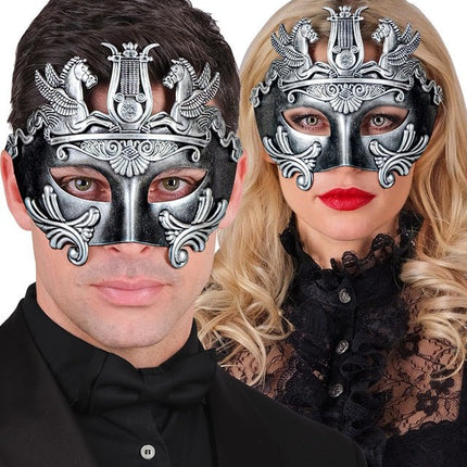Romein Oogmasker Zilver van Widmann koop je bij Partywinkel
