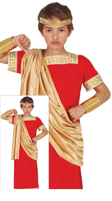 Romeins Kostuum Jongen 2 delig - Partywinkel - 8434077784693