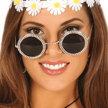 Ronde Bril Glitter van Fiestas Guirca koop je bij Partywinkel