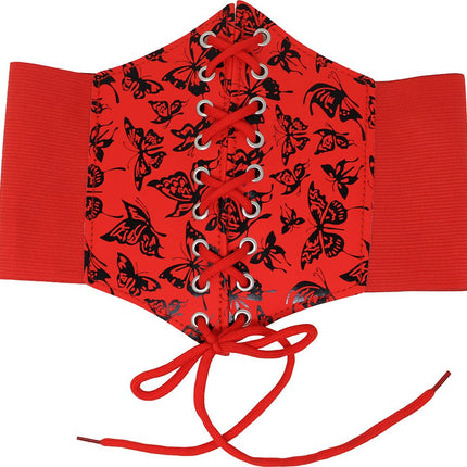 Rood Corset Dames Vlinders van Fiestas Guirca koop je bij Partywinkel