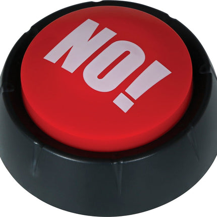 Rood Groene Button Yes! No! 9cm 2st - Partywinkel - 8434077272381