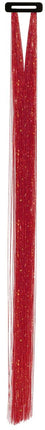 Rood Hair Extension Glitters 50cm 3st van Fiestas Guirca koop je bij Partywinkel