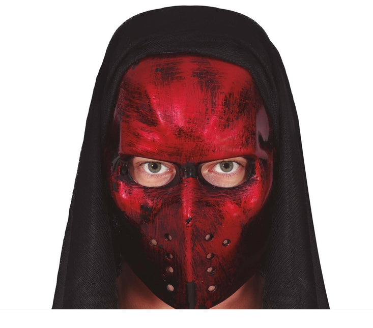 Rood Masker Hockey van Fiestas Guirca koop je bij Partywinkel
