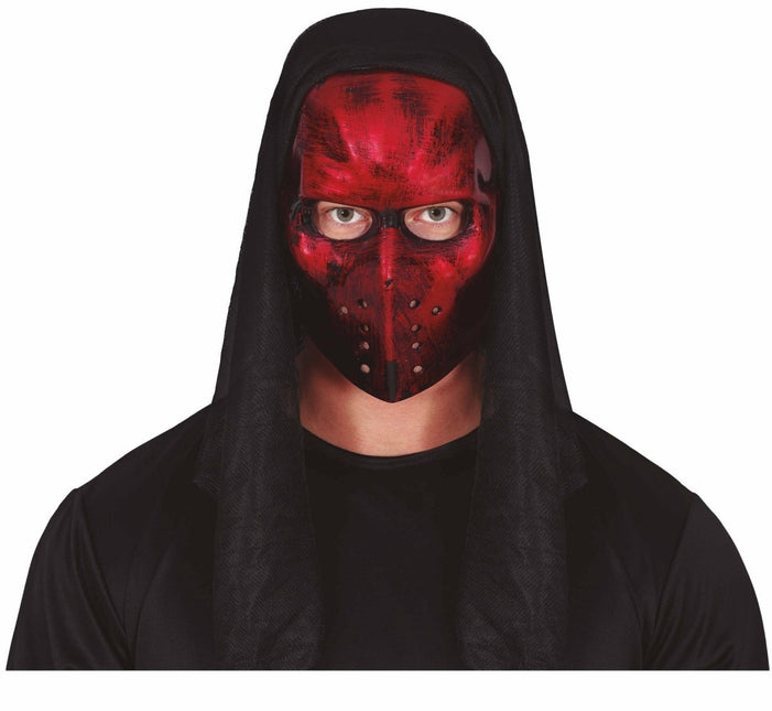 Rood Masker Hockey van Fiestas Guirca koop je bij Partywinkel