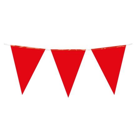 Rood Slinger Plastic 10m - Partywinkel - 8716764235658