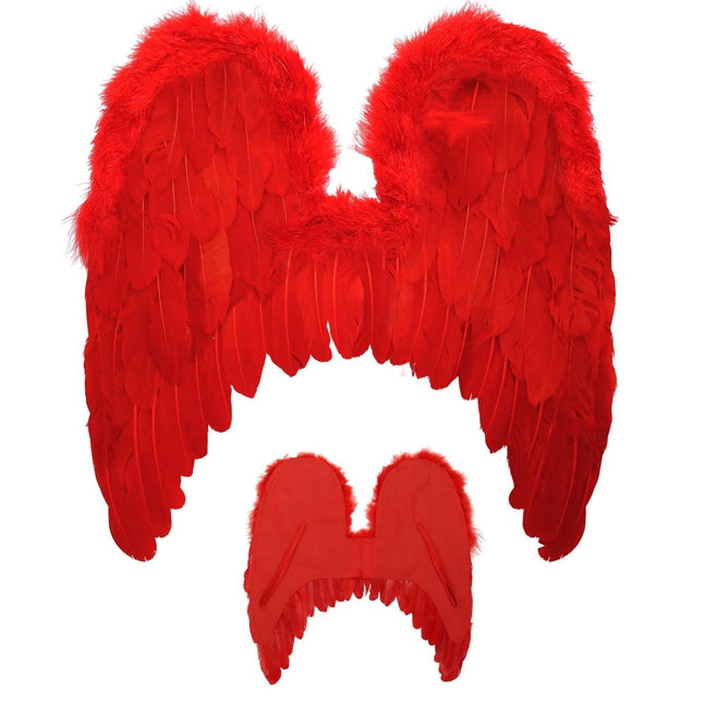 Rood Vleugels 49cm van Widmann koop je bij Partywinkel
