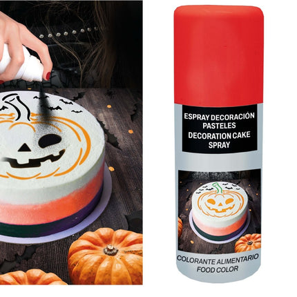 Rood Voedingskleurstof Spray 100ml - Partywinkel - 8434077179703