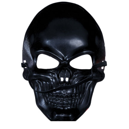 Rood Witte Halloween Masker Schedel van Fiestas Guirca koop je bij Partywinkel