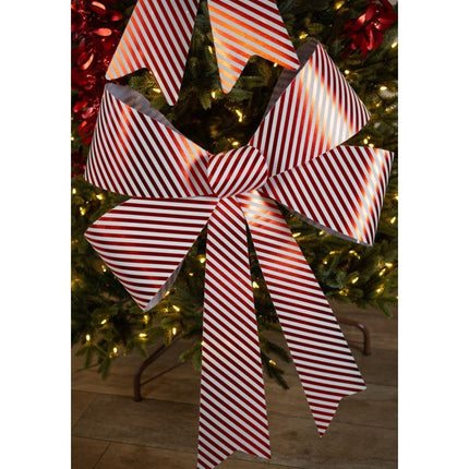 Rood Witte Strik Gestreept Reuze 86cm van CHAKS koop je bij Partywinkel