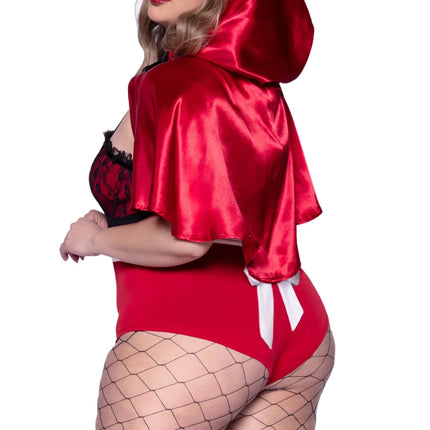 Roodkapje Kostuum Dames Bodysuit Naughty Leg Avenue - Partywinkel - 714718562643