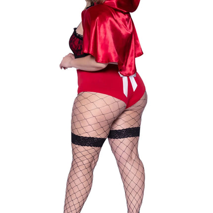 Roodkapje Kostuum Dames Bodysuit Naughty Leg Avenue - Partywinkel - 714718562643