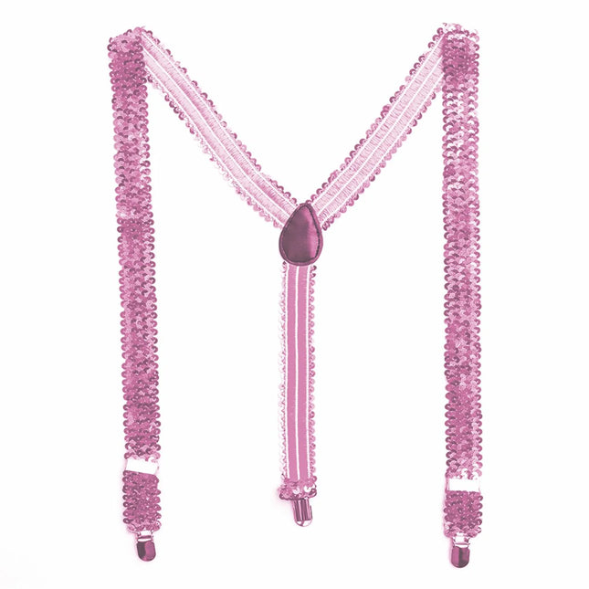 Neon-Pailletten-Hosenträger 2,5 cm
