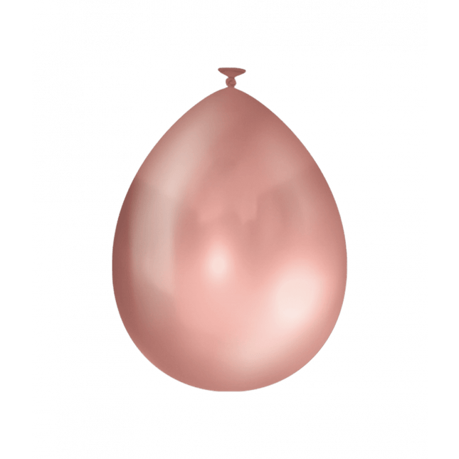 Rose Gouden Ballonnen Metallic 30cm 50st van Paper Dreams koop je bij Partywinkel