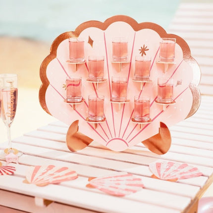 Rose Gouden Glasstickers Bride & Bridesmaid van Partydeco koop je bij Partywinkel