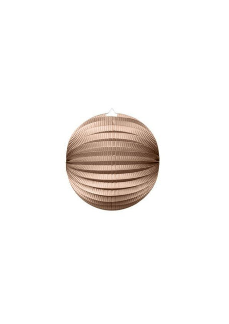 Rose Gouden Lampion Metallic 25cm van WeFiesta koop je bij Partywinkel