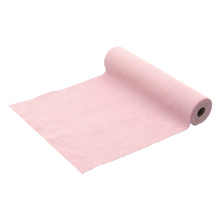 Rosa Tischläufer Samt 3m