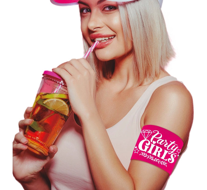 Roze Armband Party Girls van Fiestas Guirca koop je bij Partywinkel