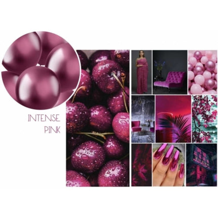 Roze Ballonnen Chroom 33cm 10st van Folat koop je bij Partywinkel