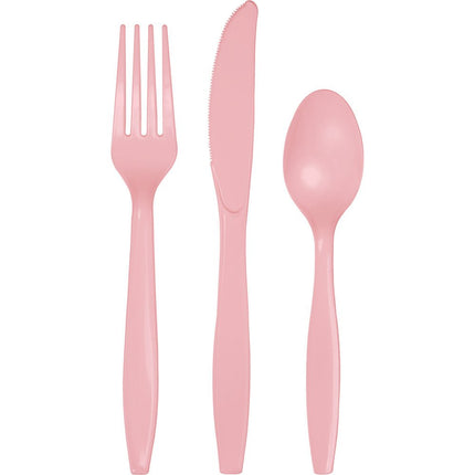 Roze Bestek Plastic 24st van Creative Converting koop je bij Partywinkel