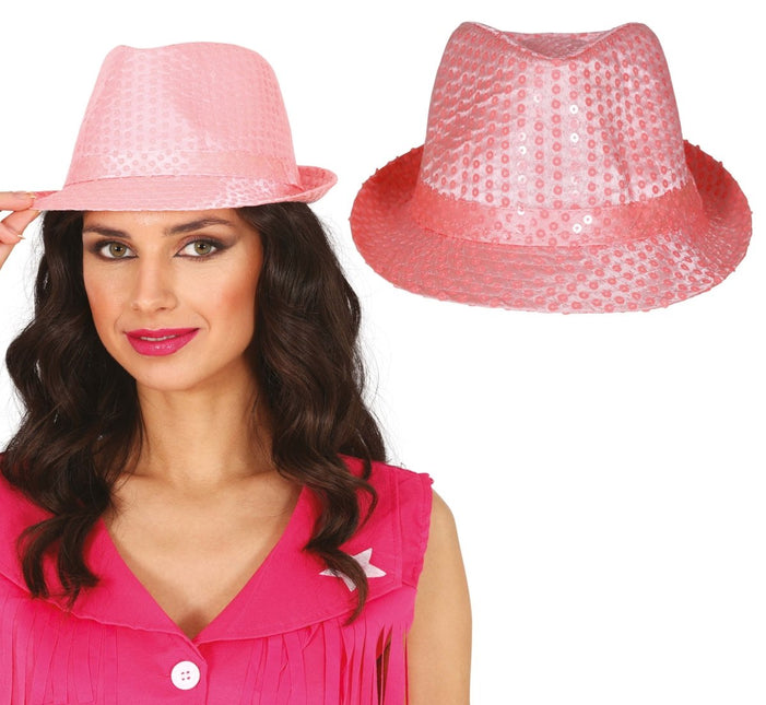 Roze Hoed 40cm - Partywinkel - 8434077138243