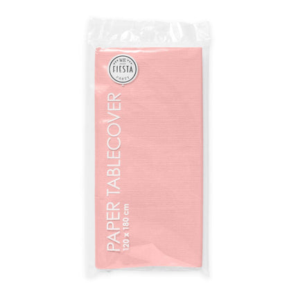 Roze Tafelkleed Papier 1,8m van WeFiesta koop je bij Partywinkel