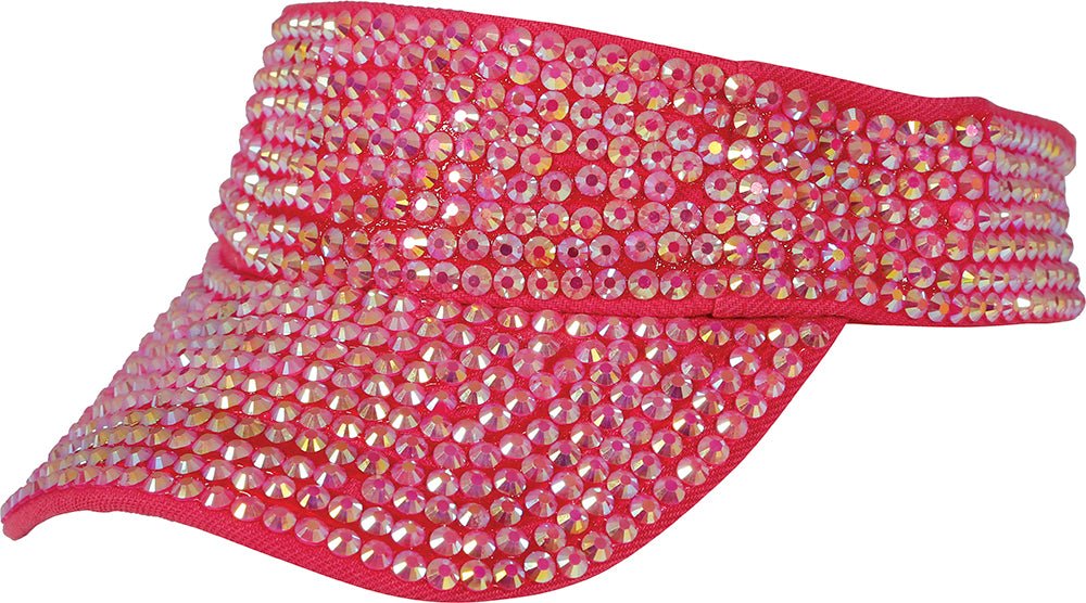 Roze Zonneklep Steentjes - Partywinkel - 8434077138274