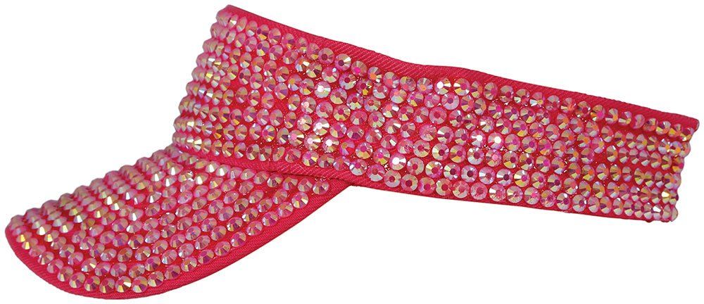 Roze Zonneklep Steentjes - Partywinkel - 8434077138274