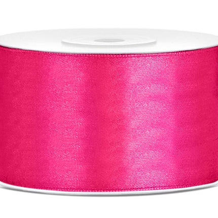 Satijn Lint Fuchsia 38mm 25m van Partydeco koop je bij Partywinkel