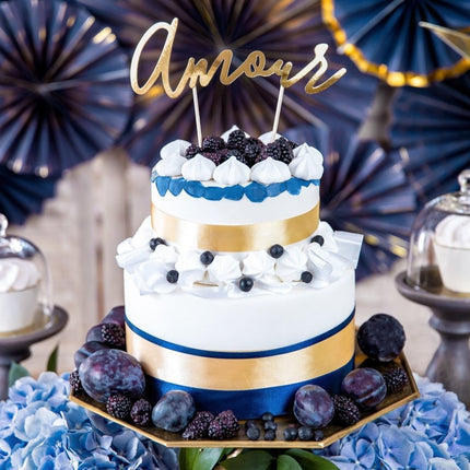 Satijn Lint Koninklijk Blauw 38mm 25m van Partydeco koop je bij Partywinkel