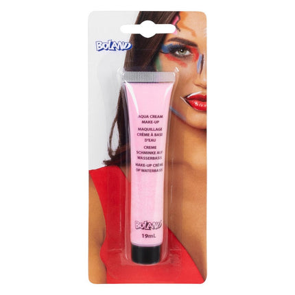 Schmink Waterbasis Roze 19ml van Boland koop je bij Partywinkel