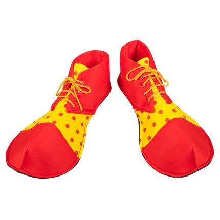 Schoenen Clown Stof 2st van Boland koop je bij Partywinkel