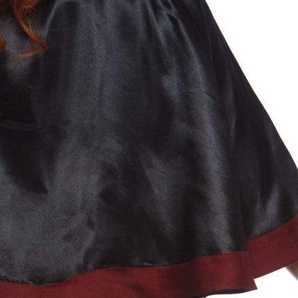 Schoolmeisje Kostuum Grijs Rood Dames Leg Avenue - Partywinkel - 714718535784
